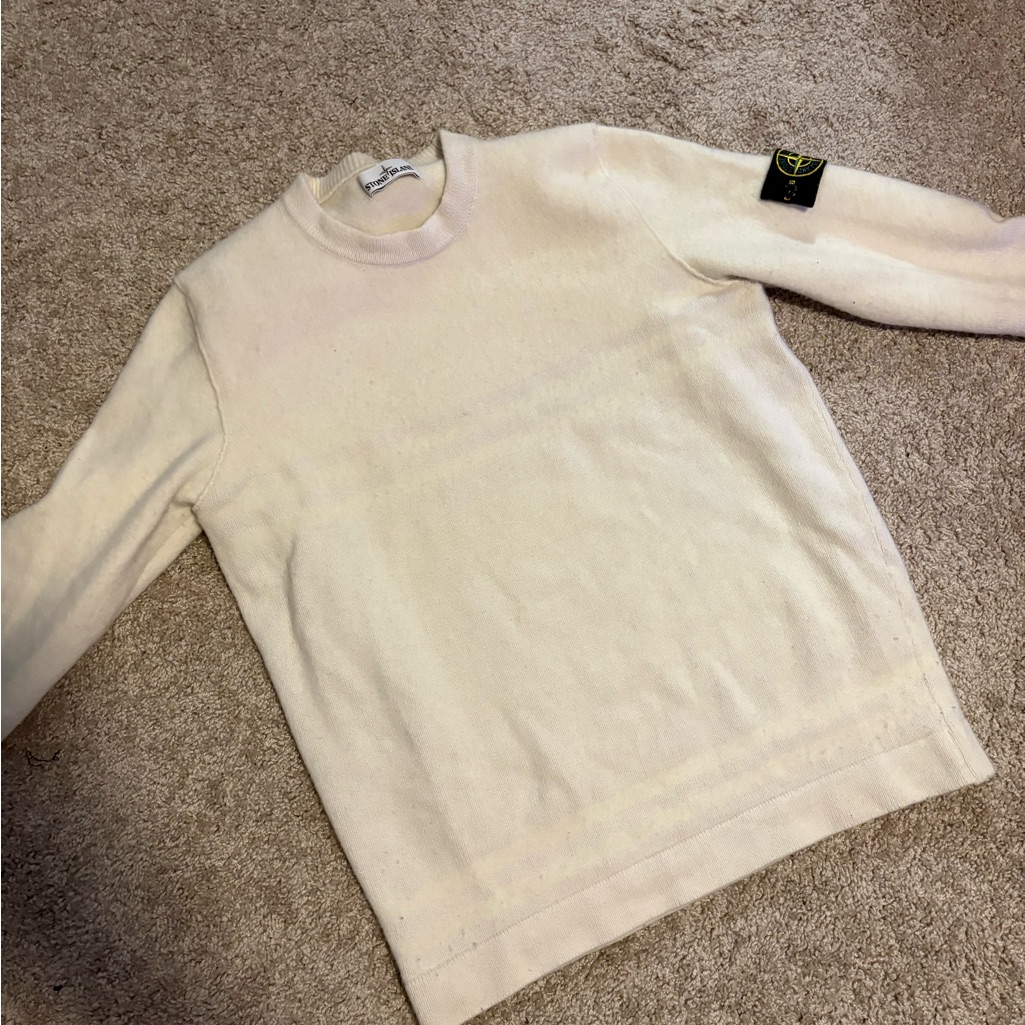 Stone Island Cream Crewneck Sweater